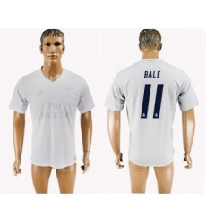 Real Madrid #11 Bale Marine Environmental Protection Home Soccer Club Jersey