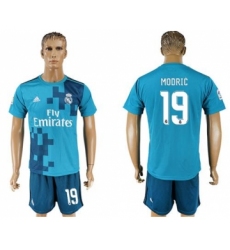 Real Madrid #19 Modric Sec Away Soccer Club Jersey
