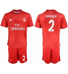 Real Madrid #2 Carvajal Third Soccer Club Jersey