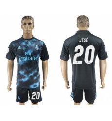 Real Madrid #20 Jese Away Soccer Club Jersey