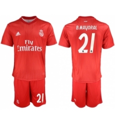 Real Madrid #21 B.Mayoral Third Soccer Club Jersey