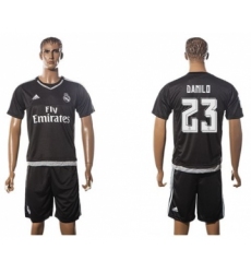 Real Madrid #23 Danilo Black Soccer Club Jersey