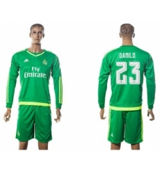 Real Madrid #23 Danilo Green Long Sleeves Soccer Club Jersey
