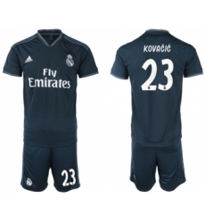 Real Madrid #23 Kovacic Away Soccer Club Jersey
