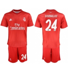 Real Madrid #24 D.Ceballos Third Soccer Club Jersey