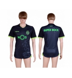 Sporting Lisbon Blank Away Soccer Club Jersey