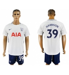 Tottenham Hotspur #39 Harrison White Blue Soccer Club Jersey