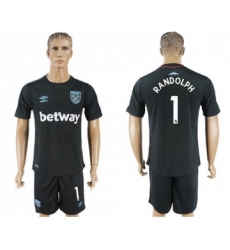 West Ham United #1 Randolph Away Soccer Club Jersey