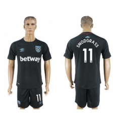 West Ham United #11 Snodgrass Away Soccer Club Jersey