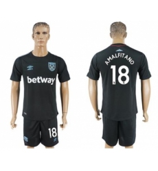 West Ham United #18 Amalfitano Away Soccer Club Jersey