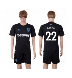 West Ham United #22 Byram Away Soccer Club Jersey