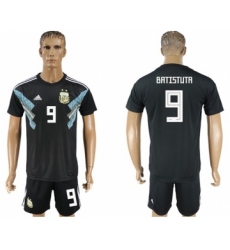 Argentina #9 Batistuta Away Soccer Country Jersey