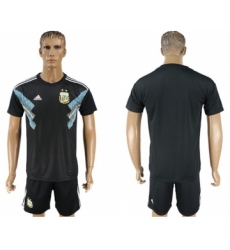 Argentina Blank Away Soccer Country Jersey