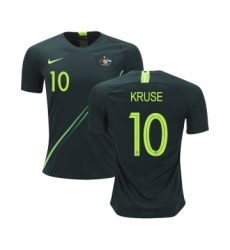 Australia #10 Kruse Away Soccer Country Jersey