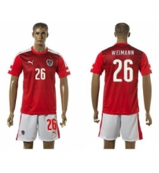 Austria #26 Weimann Red Home Soccer Country Jersey