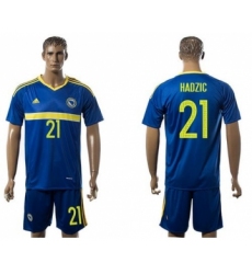 Bosnia Herzegovina #21 Hardzic Home Soccer Country Jersey