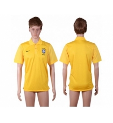 Brazil Blank Yellow Polo Shirts