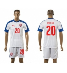 Czech #20 Novak Away Soccer Country Jersey