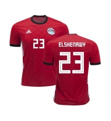 Egypt #23 Elshenawy Red Home Soccer Country Jersey