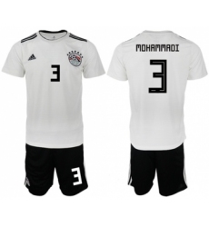 Egypt #3 Mohammadi Away Soccer Country Jersey