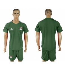 Egypt Blank Army Green Goalkeeper Soccer Country Jersey