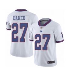 Men's New York Giants #27 Deandre Baker Elite White Rush Vapor Untouchable Football Jersey
