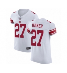 Men's New York Giants #27 Deandre Baker White Vapor Untouchable Elite Player Football Jersey