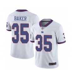 Men's New York Giants #35 Deandre Baker Elite White Rush Vapor Untouchable Football Jersey