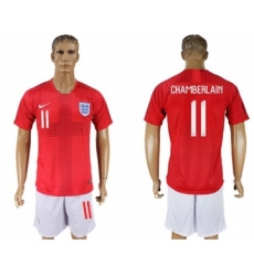 England #11 Chamberlain Away Soccer Country Jersey