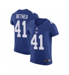 Men's New York Giants #41 Antoine Bethea Royal Blue Team Color Vapor Untouchable Elite Player Football Jersey