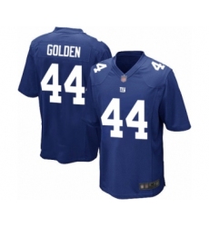 Men's New York Giants #44 Markus Golden Game Royal Blue Team Color Football Jersey