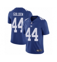 Men's New York Giants #44 Markus Golden Royal Blue Team Color Vapor Untouchable Elite Player Football Jersey