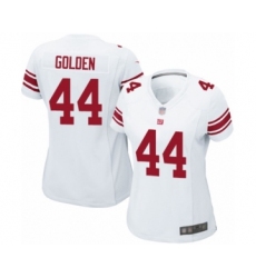 Women's New York Giants #44 Markus Golden Game White Football Jersey