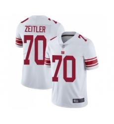 Men's New York Giants #70 Kevin Zeitler White Vapor Untouchable Limited Player Football Jersey
