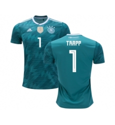 Germany #1 Trapp Away Soccer Country Jersey