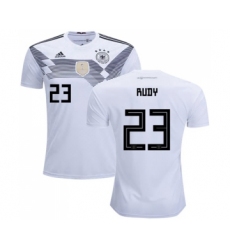 Germany #23 Rudy White Home Soccer Country Jersey