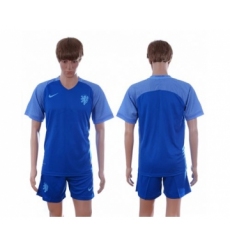 Holland Blank Away Soccer Country Jersey