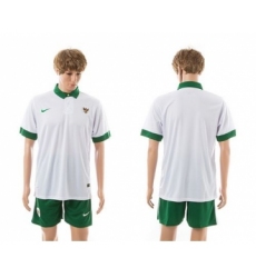 Indonesia Blank White Away Soccer Country Jersey