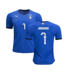 Italy #7 Jorginho Home Soccer Country Jersey
