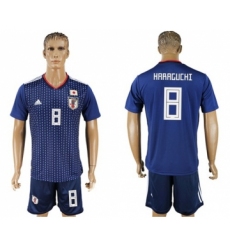 Japan #8 Haraguchi Home Soccer Country Jersey