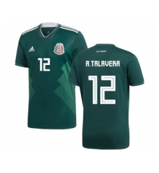 Mexico #12 A.Talavera Green Home Soccer Country Jersey