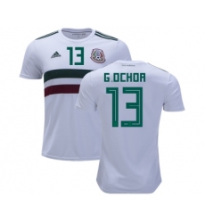 Mexico #13 G.Ochoa Away Soccer Country Jersey