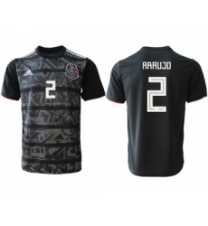 Mexico #2 Araujo Black Soccer Country Jersey