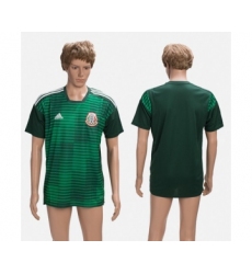 Mexico Blank Green Training Soccer Country Jersey