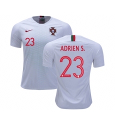 Portugal #23 Adrien S. Away Soccer Country Jersey