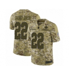Men's New Orleans Saints #22 Chauncey Gardner-Johnson Limited Camo 2018 Salute to Service Football Jersey