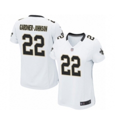 Women's New Orleans Saints #22 Chauncey Gardner-Johnson Game White Football Jersey