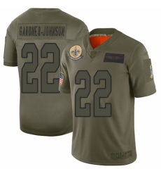 Women's New Orleans Saints #22 Chauncey Gardner-Johnson Limited Camo 2019 Salute to Service Football Jersey