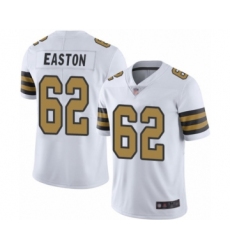 Men's New Orleans Saints #62 Nick Easton Limited White Rush Vapor Untouchable Football Jersey