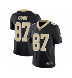 Men's New Orleans Saints #87 Jared Cook Black Team Color Vapor Untouchable Limited Player Football Jersey